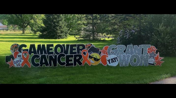 WE GAMEOVER XCANCER SUPER KID GRANTA WON YAY! ROCK