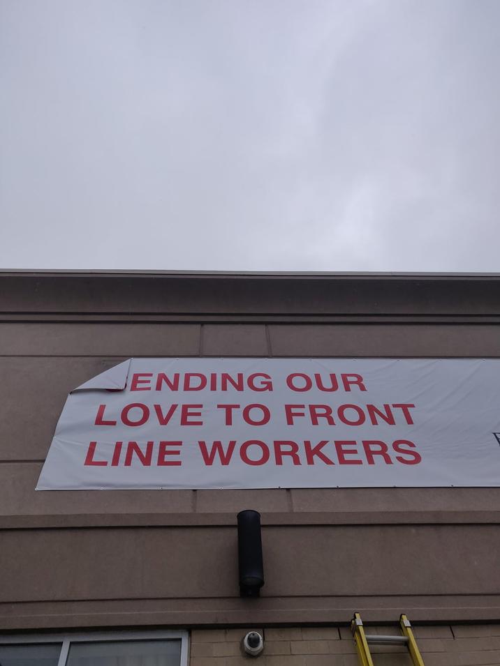 ENDING OUR LOVE TO FRONT LINE WORKERS