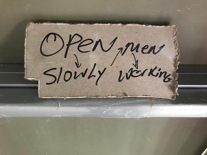 OPEN MeN Slowly working