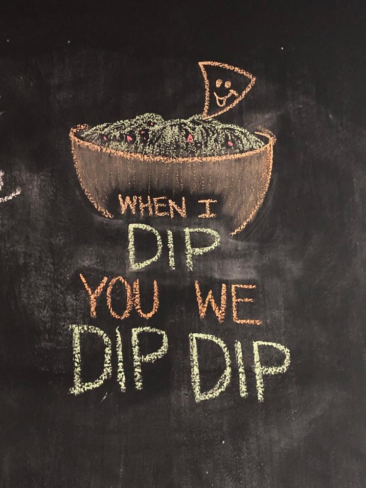 WHEN I DIP YOU WE DIP DIP