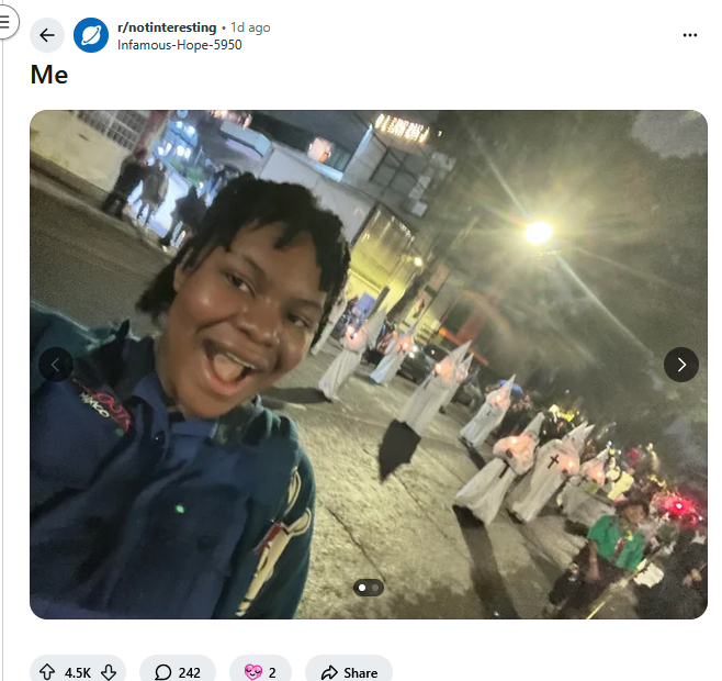 ← Me r/notinteresting ⚫ 1d ago Infamous-Hope-5950 4.5K 242 OLAN & 2 Share