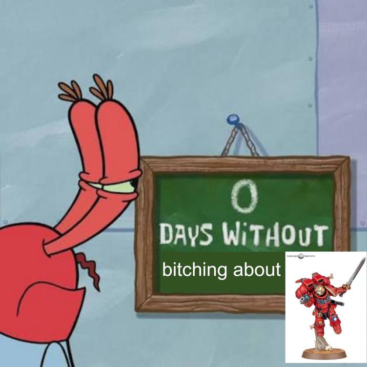 O DAYS WITHOUT bitching about