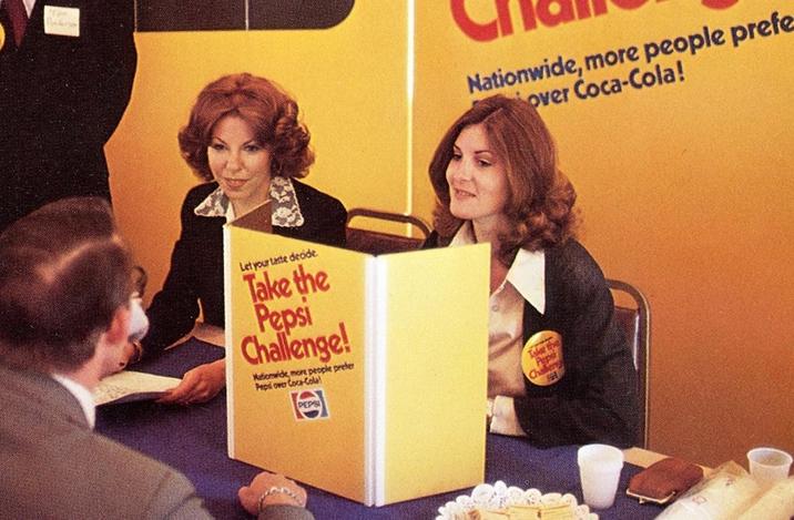 Let your taste decide Take the Pepsi Challenge! Nationwide, more people prefer Pepsi over Coca-Cola! PEPS Nationwide, more people prefe over Coca-Cola! Take the Pepsi Challen