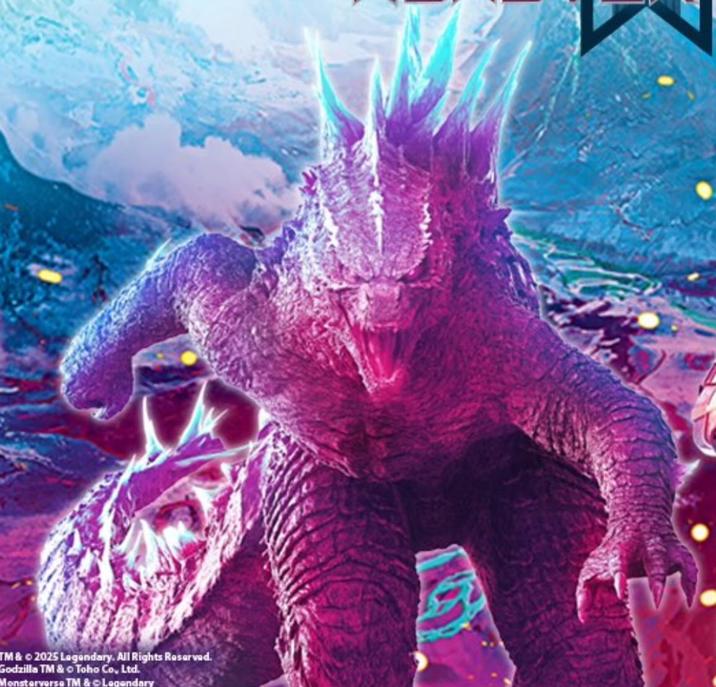 TM & © 2025 Legendary. All Rights Reserved. Godzilla TM & © Toho Co, Ltd. Monsterverse TM & Legendary