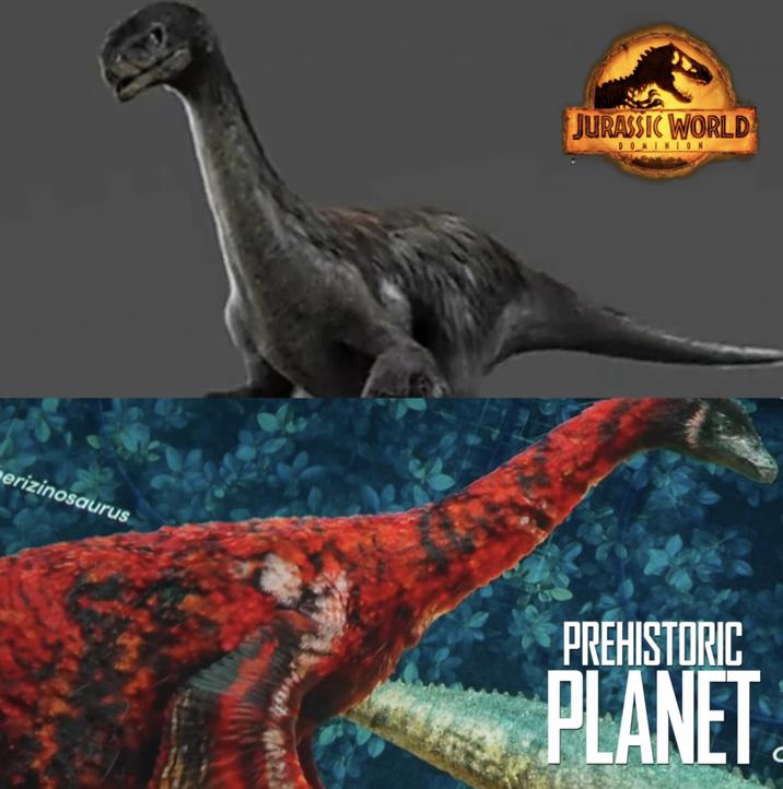 JURASSIC WORLD DOMINION erizinosaurus PREHISTORIC PLANET
