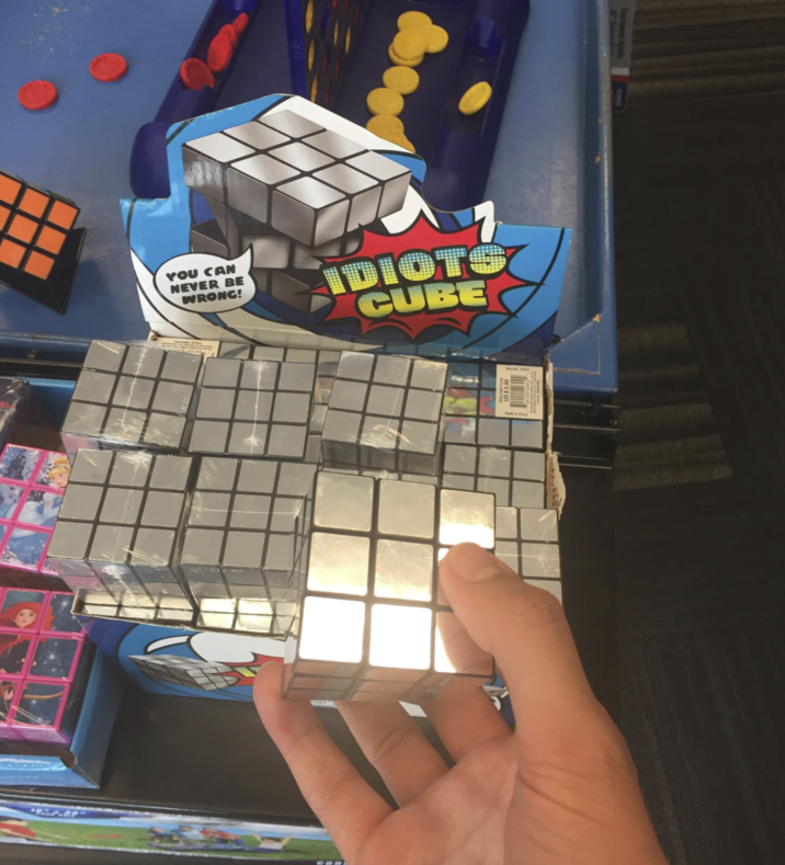 YOU CAN NEVER BE WRONG! IDIOTS CUBE US $ 5.99