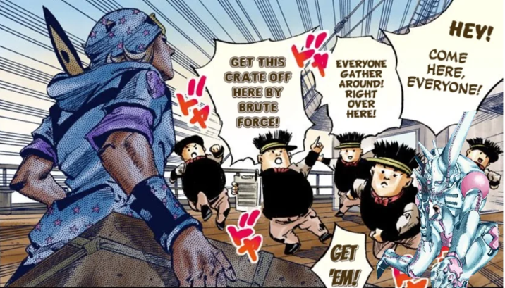 EVERYONE HEY! COME HERE, GET THIS CRATE OFF GATHER AROUND! HERE BY EVERYONE! BRUTE RIGHT OVER HERE! FORCE! 20 GET EM!