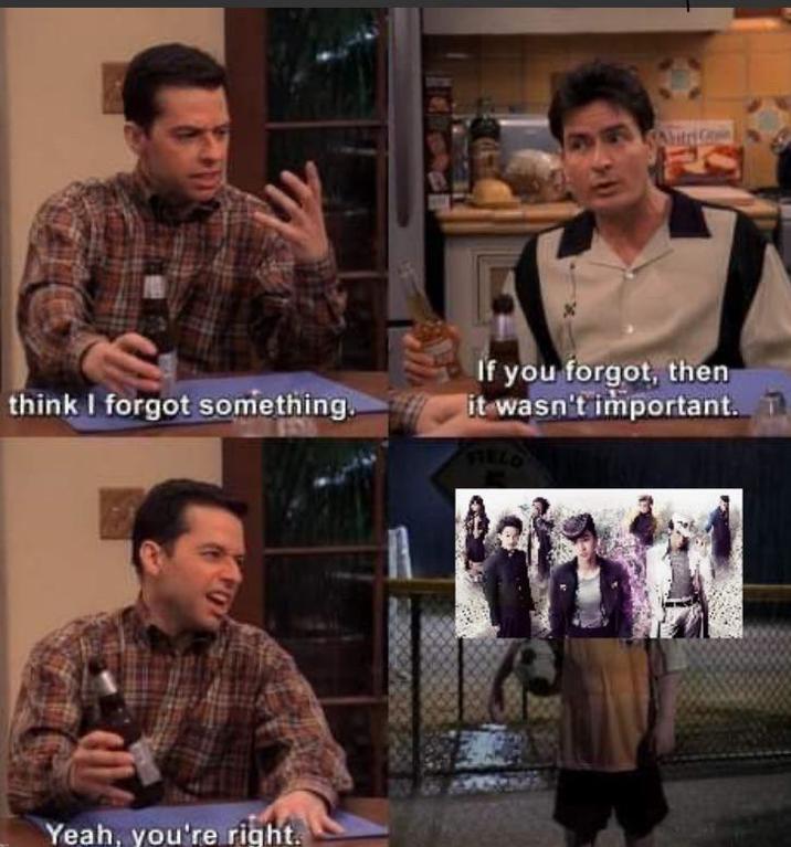 think I forgot something. Yeah, you're right. NutriCo If you forgot, then it wasn't important. FIELD