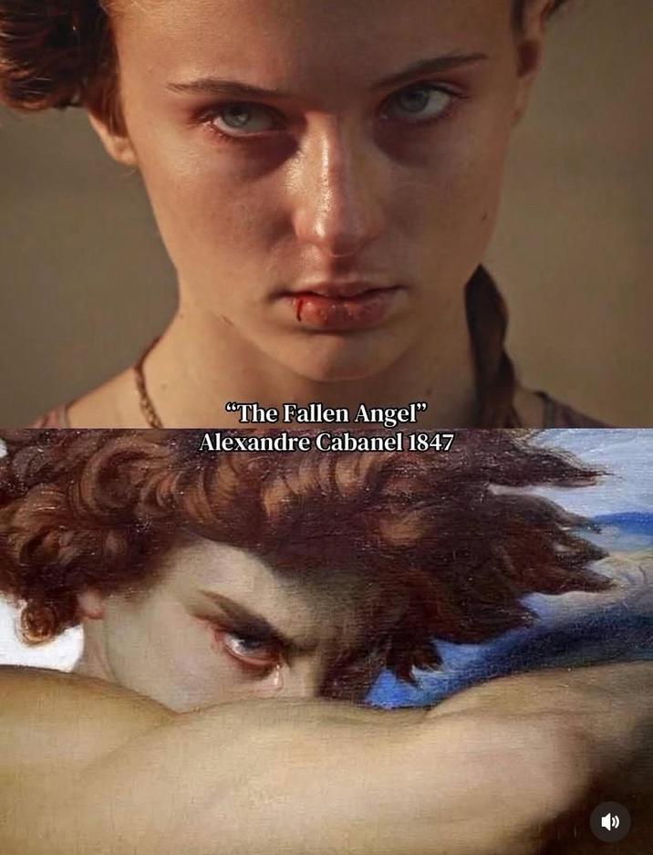 Ca "The Fallen Angel" Alexandre Cabanel 1847