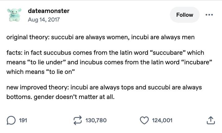 Continuing this logic, a switch would be a concubus (derived from concubare, meaning "to lie with")