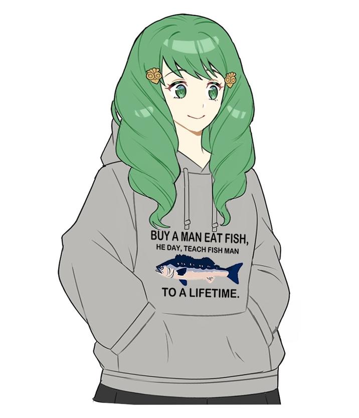 BUY A MAN EAT FISH, HE DAY, TEACH FISH MAN TO A LIFETIME.