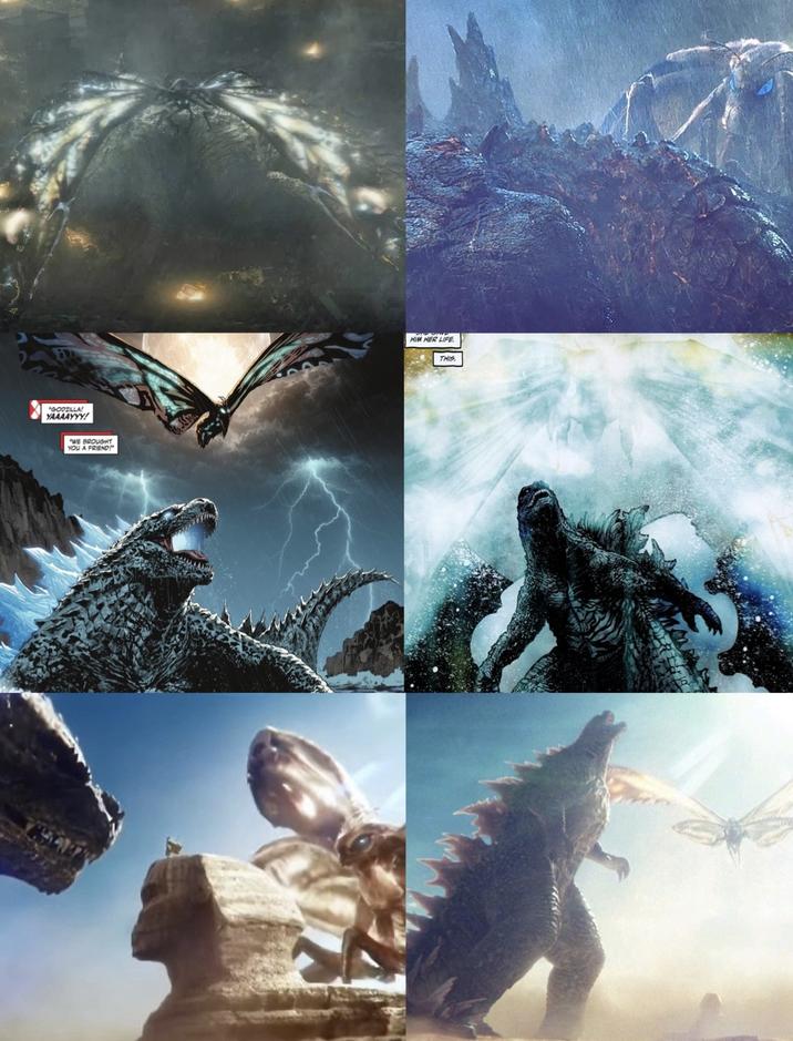 "GODZILLA! YAAAAYYY! "WE BROUGHT YOU A FRIEND HIM HER LIFE THIS.
