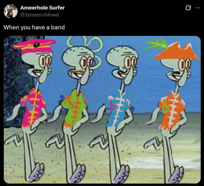 Ameerhole Surfer @Jameerohkwai When you have a band 0 00 00