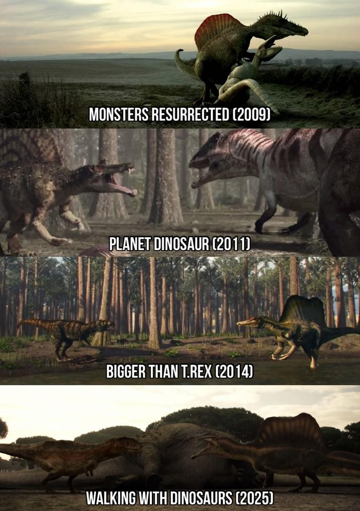 MONSTERS RESURRECTED (2009) PLANET DINOSAUR (2011) BIGGER THAN T.REX (2014) WALKING WITH DINOSAURS (2025)