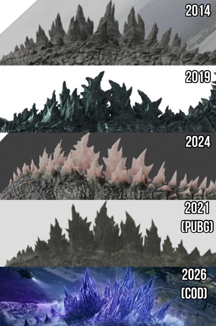 2014 2019 2024 2021 (PUBG) 2026 (COD)