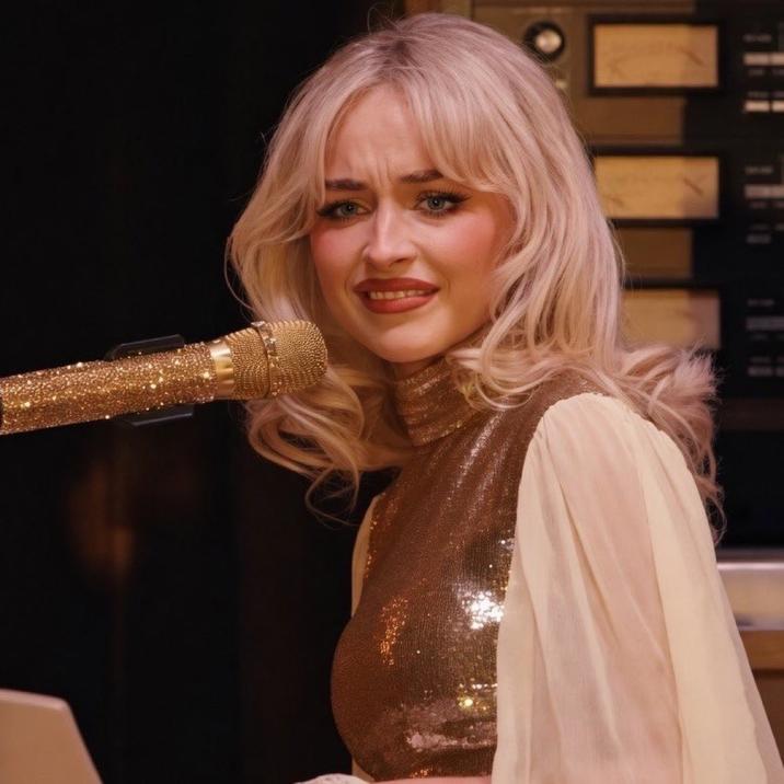 A reaction image meme of Sabrina Carpenter at Coachella. She is confused and disgusted by yodeling in the crowd.
