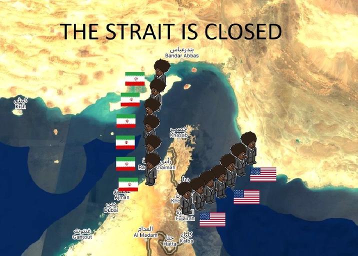 کیش Kish THE STRAIT IS CLOSED غسوت Gantout بندرعباس Bandar Abbas راس Khasab Ra Khaimah Ajman Khc دبي Dubai Fujairah المدام Al Madam كلماء جمالا Kalba Hatta
