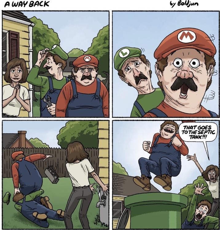 A WAY BACK by Boldjun THAT GOES TO THE SEPTIC TANK!!!