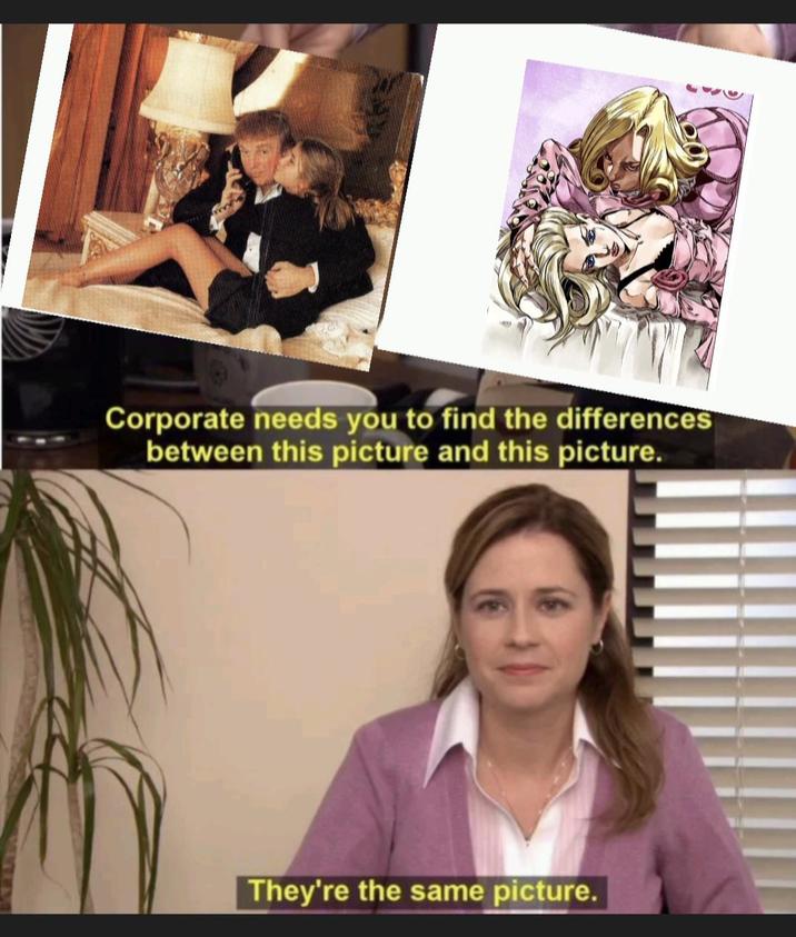 Corporate needs you to find the differences between this picture and this picture. They're the same picture.