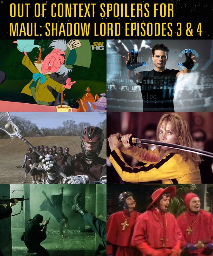 OUT OF CONTEXT SPOILERS FOR MAUL: SHADOW LORD EPISODES 3 & 4 Y 22100
