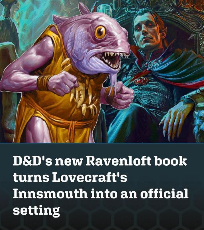 D&D's new Ravenloft book turns Lovecraft's Innsmouth into an official setting