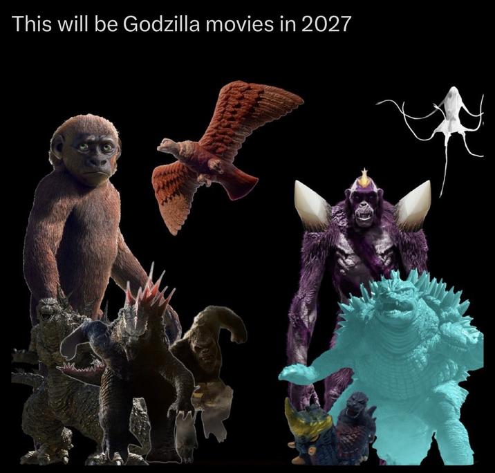 This will be Godzilla movies in 2027