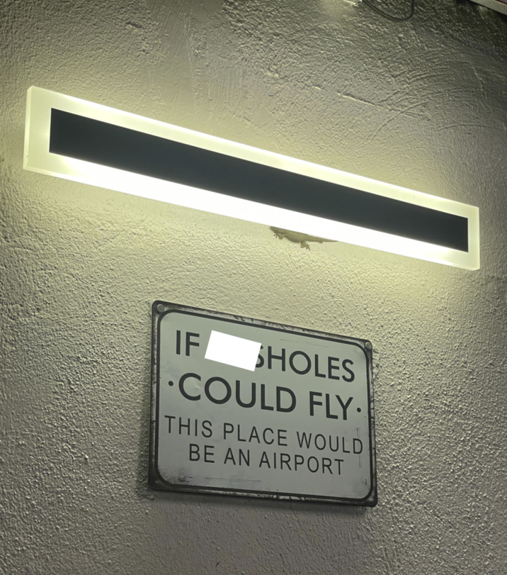 IF SHOLES COULD FLY. THIS PLACE WOULD BE AN AIRPORT