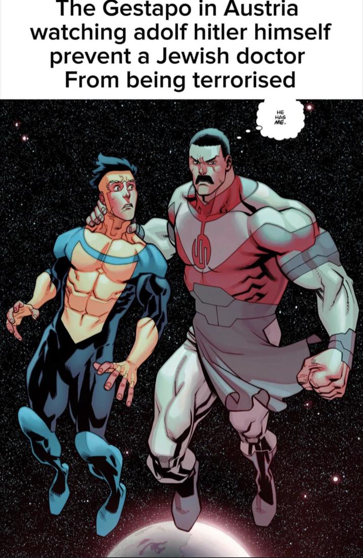 The Gestapo in Austria watching adolf hitler himself prevent a Jewish doctor From being terrorised HE HAS ME.