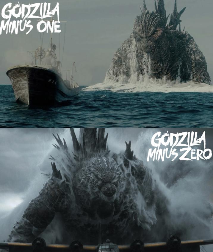 GODZILLA MINUS ONE GODZILLA MINUS ZERO