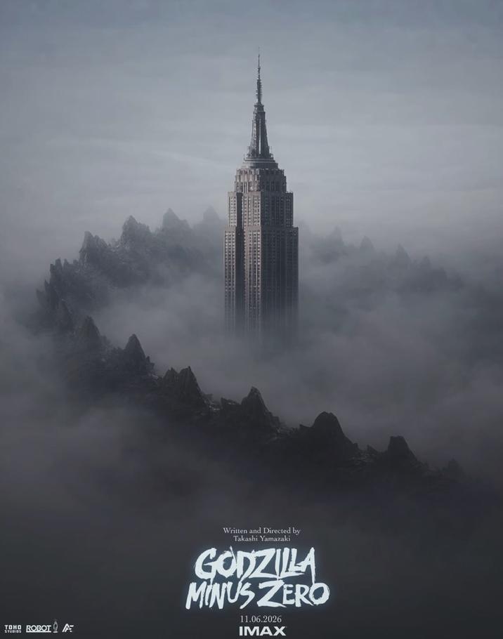 TOHO ROBOTA STUDIOS Written and Directed by Takashi Yamazaki GODZILLA MINUS ZERO 11.06.2026 IMAX