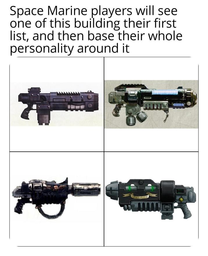 Space Marine players will see one of this building their first list, and then base their whole personality around it