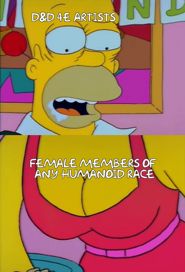 D&D 4E ARTISTS FEMALE MEMBERS OF ANY HUMANOID RACE M