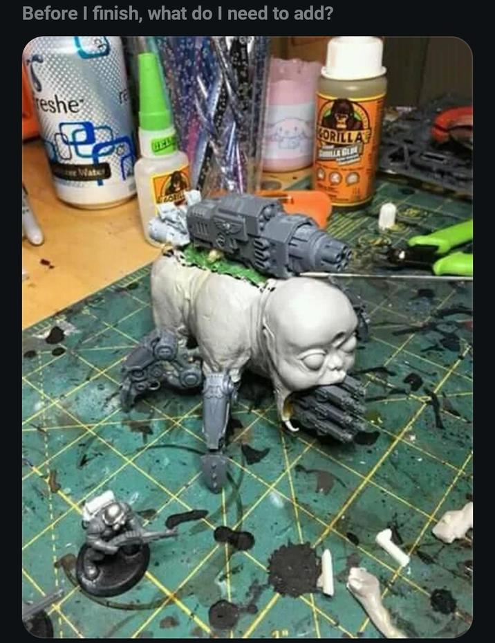 Before I finish, what do I need to add? reshe GORILLA GORILLA GLA