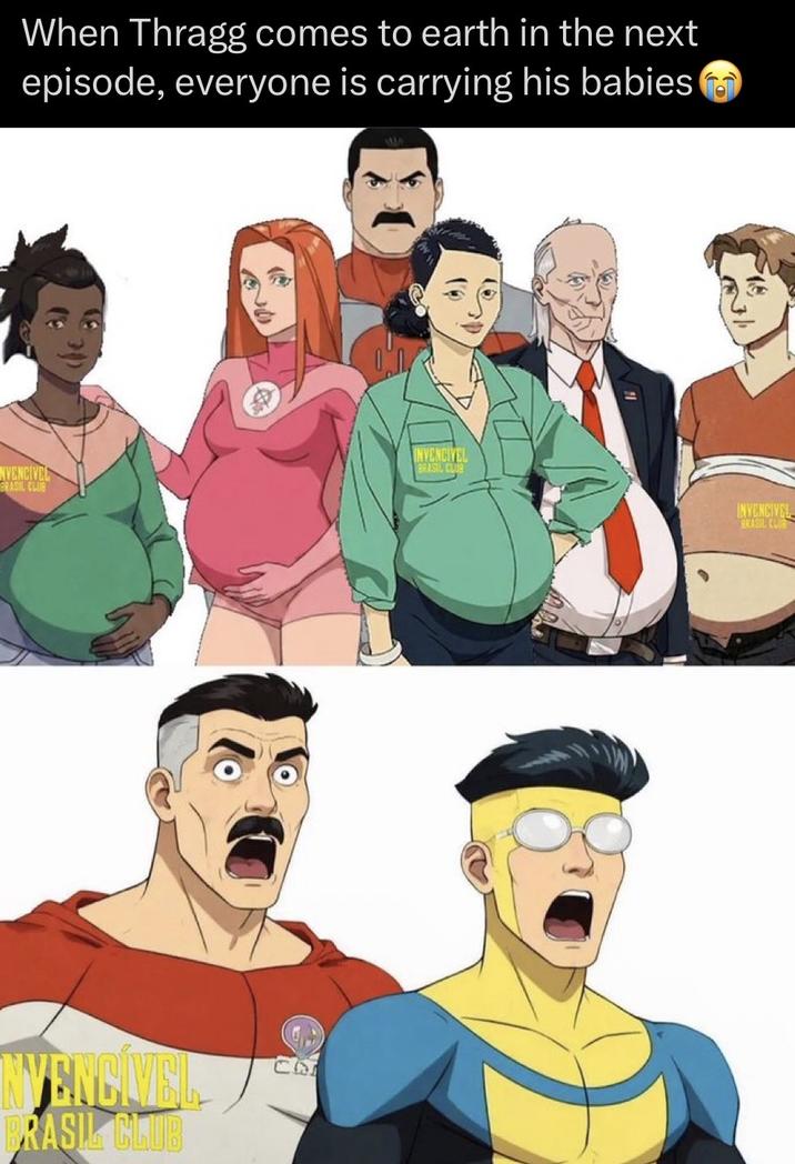 When Thragg comes to earth in the next episode, everyone is carrying his babies NVENCIVEL BRASIL CLUB INVENCIVEL BRASIL CLUB NVENCIVEL BRASIL CLUB INVENCIVEL BRASIL CLUB