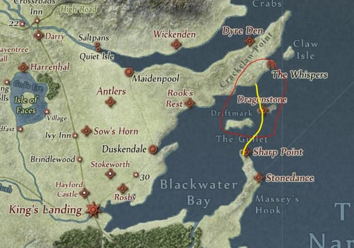 Crabs Crossroads Inn High Road 220 Wickenden Dyre Den Darry Saltpans aventree Quiet Isle all Harrenhal Maidenpool Crackelaw Point ng God's Eye lls Isle of Faces dfast Antlers Village Sow's Horn Ivy Inn Duskendale Brindlewood Stokeworth 30 Hayford Castle Rosby ush King's Landing Rook's Rest Claw Isle The Whispers Dragonstone Driftmark The Get Blackwater Sharp Point Stonedance Massey's Bay Hook T Nar