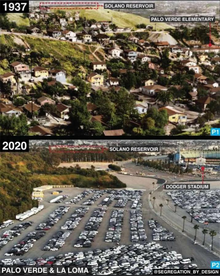 1937 SOLANO RESERVOIR PALO VERDE ELEMENTARY 2020 ARARABHU PALO VERDE & LA LOMA SOLANO RESERVOIR DODGER STADIUM P1 P2 @SEGREGATION_BY_DESIGN