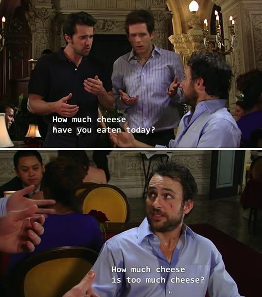 How much cheese have you eaten today? How much cheese is too much cheese?