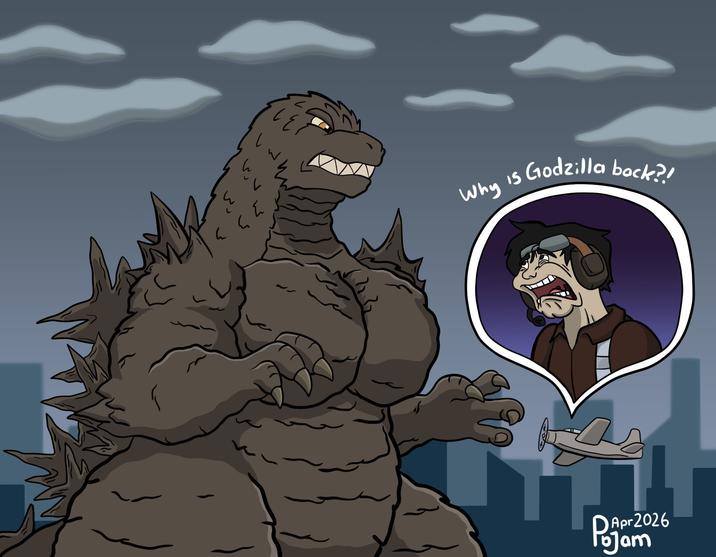 W 33 51 Why 15 Godzilla back?! Apr2026 Pojam