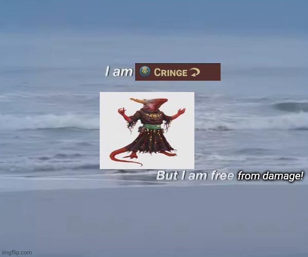 imgflip.com I am CRINGE But I am free from damage!