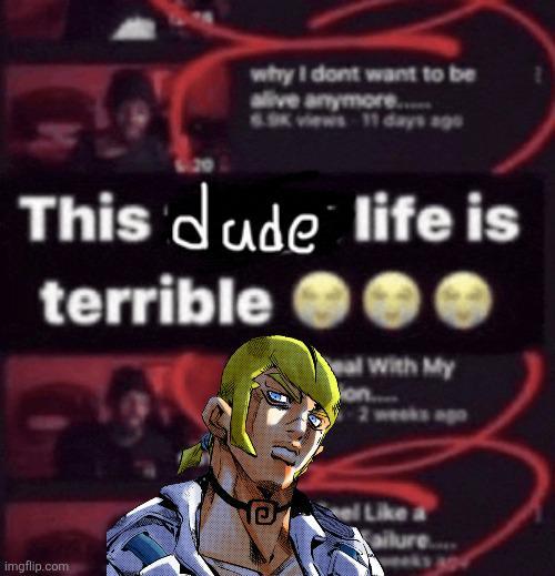 why I dont want to be alive anymore.... 6.9K views 11 days ago This dude life is terrible al With My on 2 weeks ago imgflip.com 10 el Like a ailure weeks 30