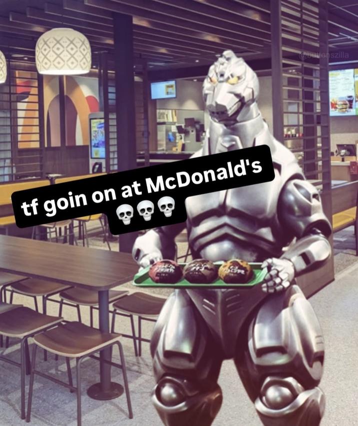tf goin on at McDonald's Obuttonszilla