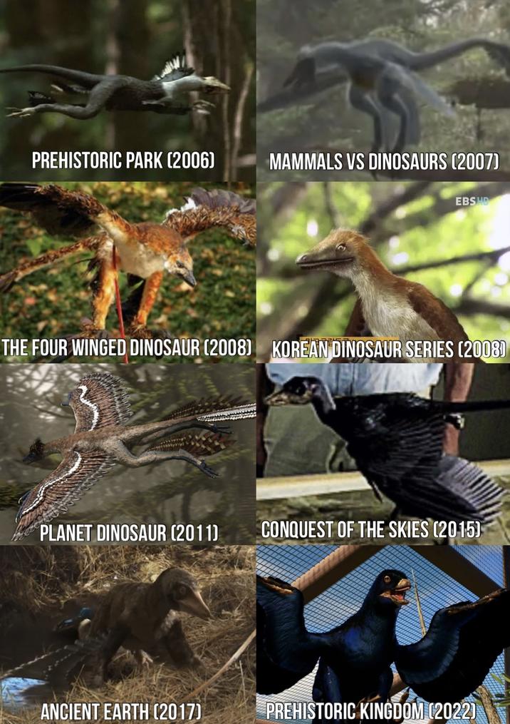 PREHISTORIC PARK (2006) MAMMALS VS DINOSAURS (2007) EBSHO THE FOUR WINGED DINOSAUR (2008) KOREAN DINOSAUR SERIES (2008) PLANET DINOSAUR (2011) CONQUEST OF THE SKIES (2015) ANCIENT EARTH (2017) PREHISTORIC KINGDOM (2022)
