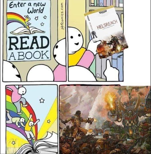 Enter a new World READ ABOOK 43 pbfcomics.com HELSREACH