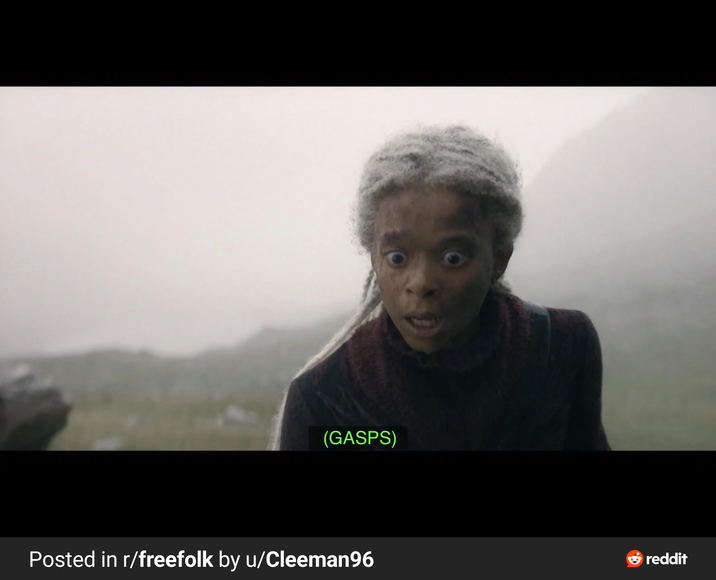 (GASPS) Posted in r/freefolk by u/Cleeman96 reddit