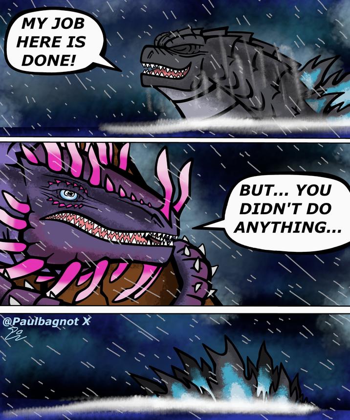 MY JOB HERE IS DONE! @Paulbagnot X BUT... YOU DIDN'T DO ANYTHING... N