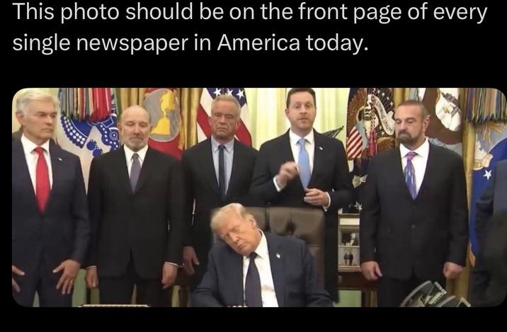 This photo should be on the front page of every single newspaper in America today.