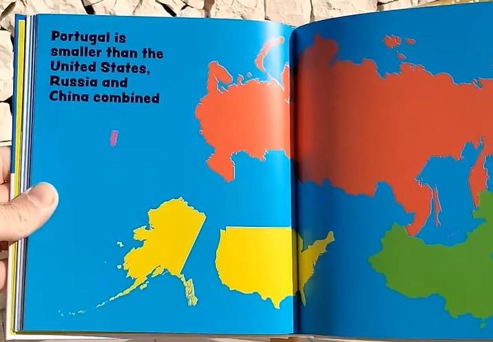 Portugal is smaller than the United States, Russia and China combined