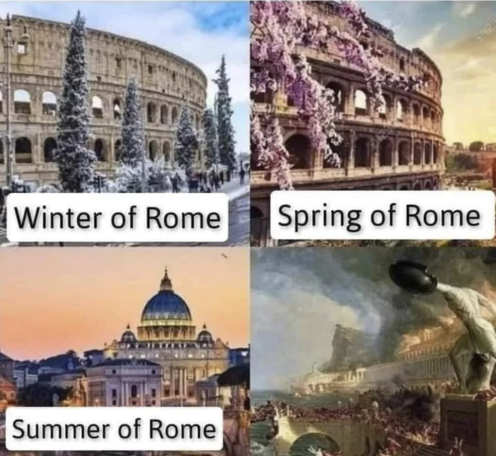 Winter of Rome Spring of Rome Summer of Rome