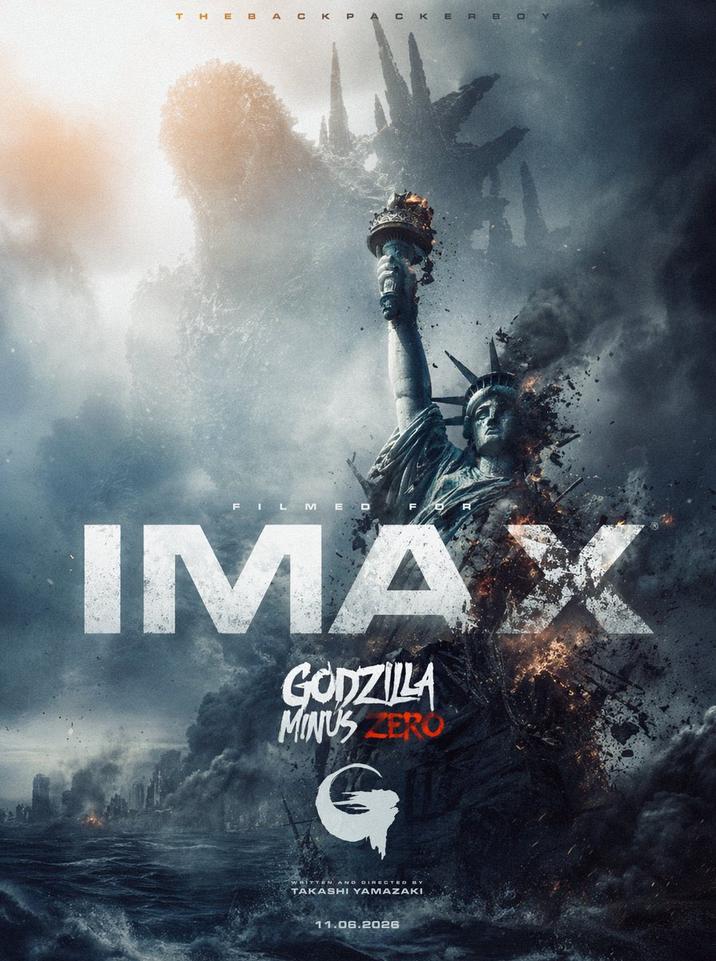 THE BACKPACKER BOY FILM E D IMA GODZILLA MINUS ZERO WRITTEN AND DIRECTED BY TAKASHI YAMAZAKI 11.06.2026