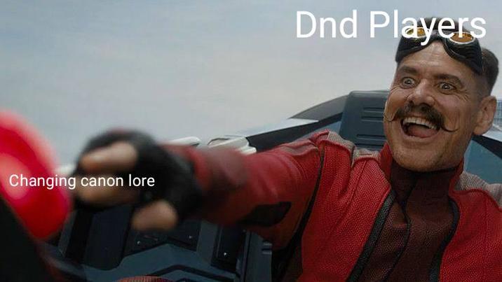 Changing canon lore Dnd Players